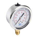 Manometer Glyzerin Anschluss unten