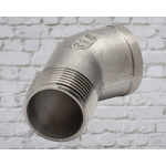 Edelstahl Winkel 45° IG/AG