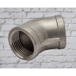 Edelstahl Winkel 45° IG