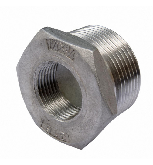 Edelstahl Reduzierstück AG/IG 3/8" x 1/4"