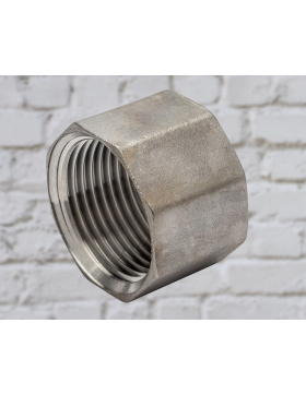 Edelstahl Kappe 1 1/2"