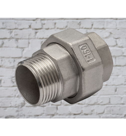Edelstahl Verschraubung IG/AG 3/4"