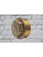 Messing Stopfen 3/8" AG