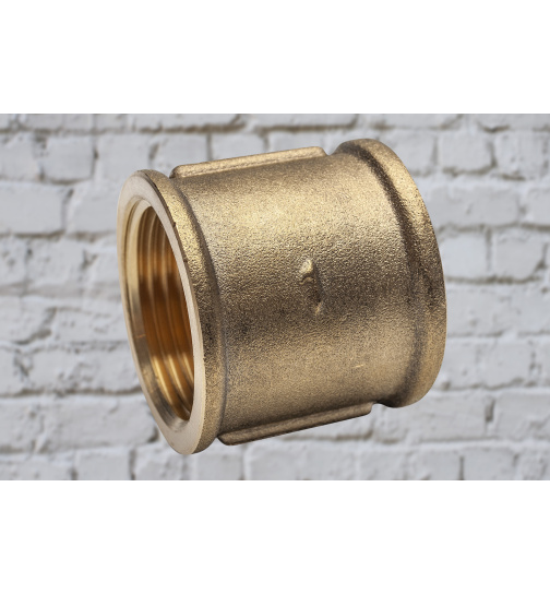 Messing Muffe 1 1/4" IG