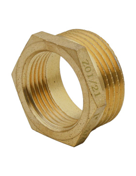 Messing Reduzierstück 1 1/4" x 3/4" AG/IG