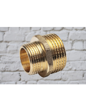 Messing Reduziernippel 3/4" x 3/8" AG