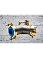 Edelstahl Y-Verteiler 3/4" mit Geka Plus Trinkwasserkupplungen