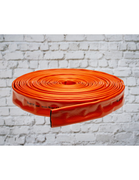 Quarzflat Flachschlauch Orange 25 mm (1") 10 m