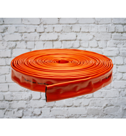 Quarzflat Flachschlauch Orange 50 mm (2") 10 m