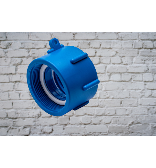 IBC Adapter S60x6 Grobgewinde mit 1 1/2" Innengewinde