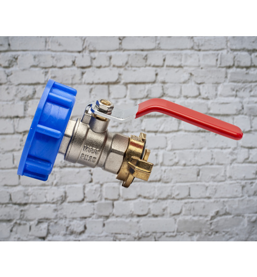 IBC Adapter Kugelhahn und Schnellkupplung