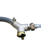 Quarzflex Plus Grau Wasserschlauch 1" beheizt 6 m Rolle