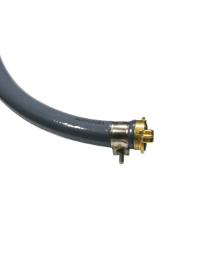 Quarzflex Plus Grau Wasserschlauch 1&quot; beheizt 10 m Rolle