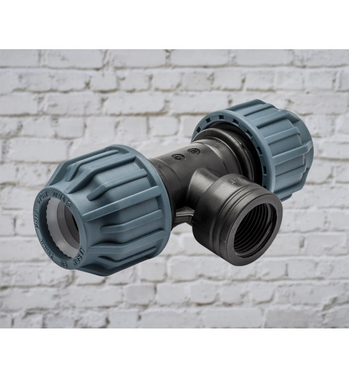 PP Klemmverbinder T-Stück  32 mm x 1/2" Innengewinde
