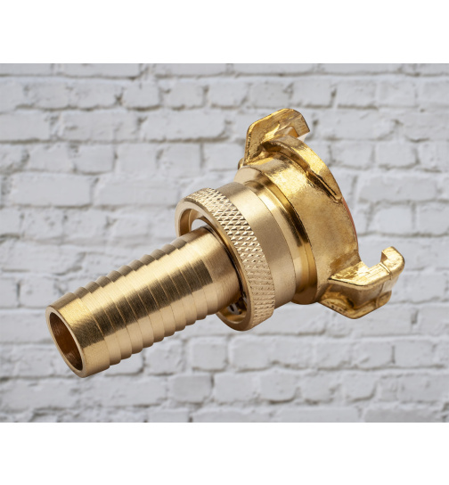 GEKA-Plus Schlauchstück mit Nachstellring13 mm 1/2" KTW
