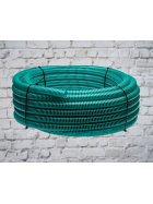 Spiralsaugschlauch 1 1/2" (38mm) 25 m grün transparent
