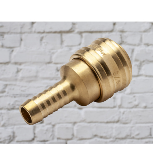 Druckluftkupplung DN7,2 mit 6 mm Schlauchanschluss
