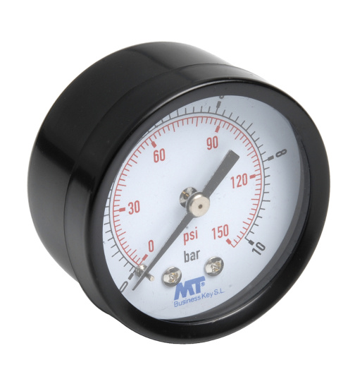 Manometer 1/4" Anschluss hinten 0 - 4 bar