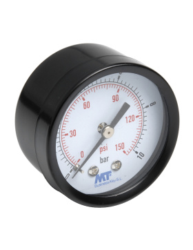 Manometer 1/4" Anschluss hinten 0 - 4 bar