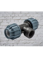 PP Klemmverbinder T-Stück  25 mm x 1/2" Innengewinde