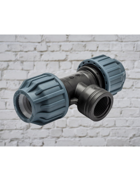 PP Klemmverbinder T-Stück  32 mm x 3/4"...