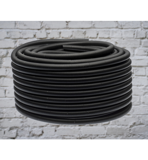 Wellrohr Wellschlauch geschlitzt 32 mm 25 m Rolle