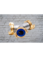 Aqua Life Plus Y-Verteiler Edelstahl 3/4" mit Kupplungen DVGW