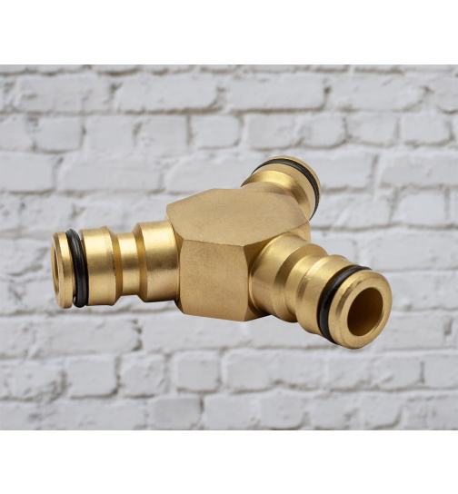 Messing Klick Y-Verbindungsstecker